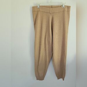 Haven Well Within Tan Knit Jogger Lounge Pants